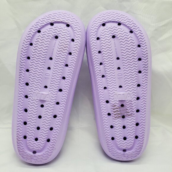 BNWT MIA Kandy Waterproof Platform Slide Sandal In Lavender Sz 10 - Picture 6 of 11